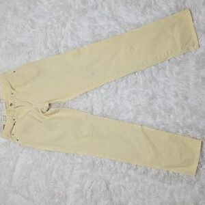 Fabrizio Gianni Yellow Jeans. Size 2